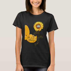 Camiseta Bendita Que Se Llame Gigi Sunflower Elephant Mothe