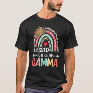 Camiseta Bendita sea llamada Madre del Arcoiris Leopardo De