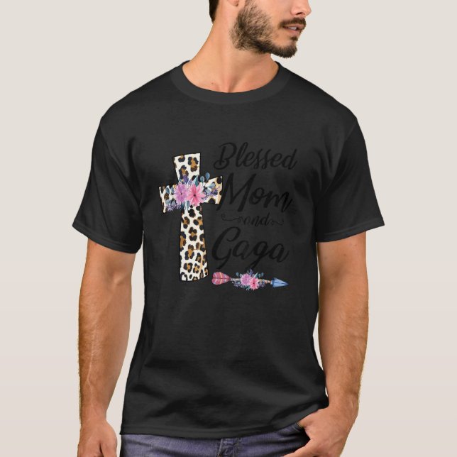 Camiseta Bendita sea llamada mamá y la graciosa abuela Mo (Anverso)