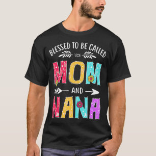 Camiseta Bendita sea llamada Mamá y Nana Diablos.