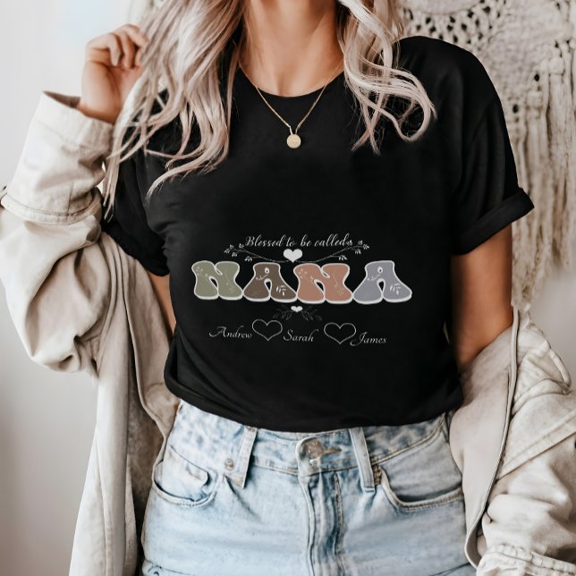 Camiseta Bendita sea llamada NANA (Blessed to Be Called NANA T-shirt)