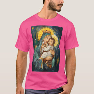Camiseta Bendita Virgen María Madre de Jesús Retrato
