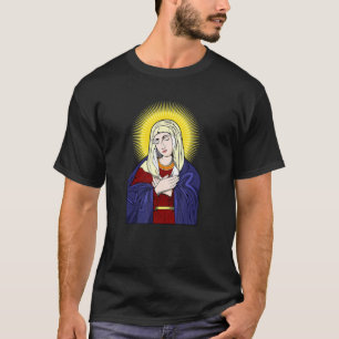 Camiseta Bendita Virgen María Madre De Jesús Retrato 2