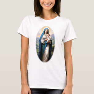 Camiseta Bendita Virgen María y el Niño Jesús