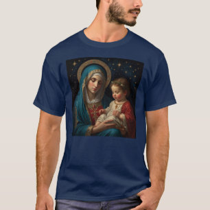 Camiseta Bendita Virgen María y Jesús Navidades de Nativida