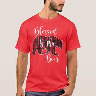 Camiseta Benditas G-Mamáes Osas Red Tartan Plaid Abuela Gif