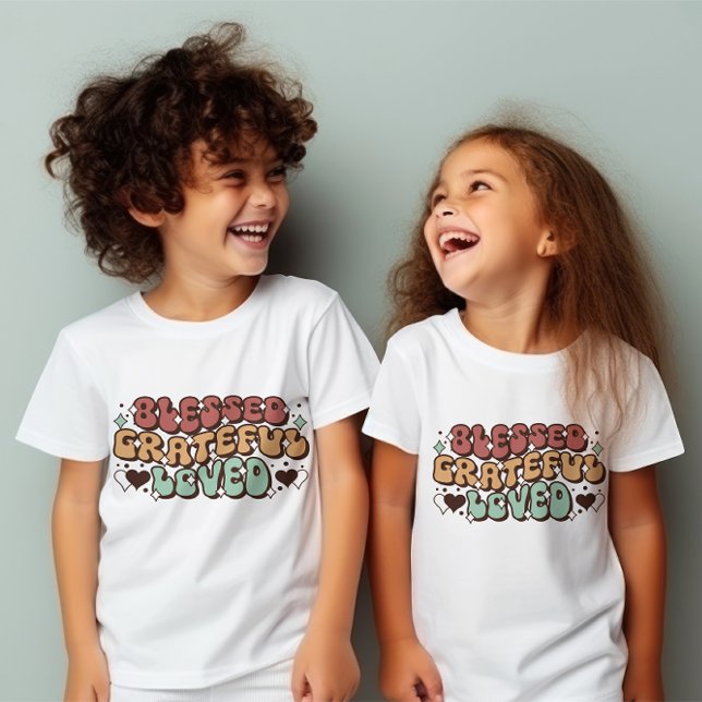 Camiseta "Bendito agradecimiento amado" niños camisas, Acci (Subido por el creador)