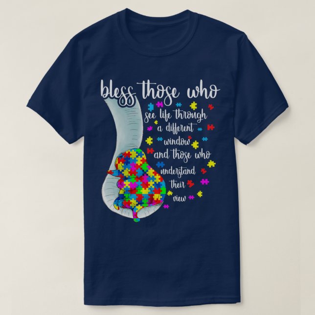 Camiseta Bendito Aquellos Que Ven La Vida A Través De Un Vi (Diseño del anverso)