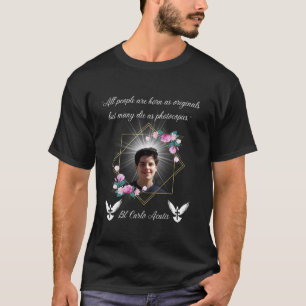 Camiseta Bendito Carlo Acutis Cita a Navidades católicos Ch
