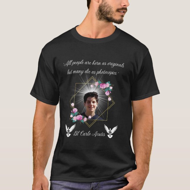 Camiseta Bendito Carlo Acutis Cita a Navidades católicos Ch (Anverso)