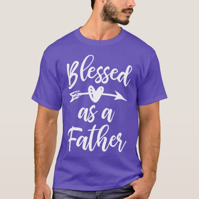 Camiseta Bendito como regalo de padre (Anverso)