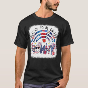 Camiseta Bendito De Ser Llamada Mami Fireworks 4 De Julio D