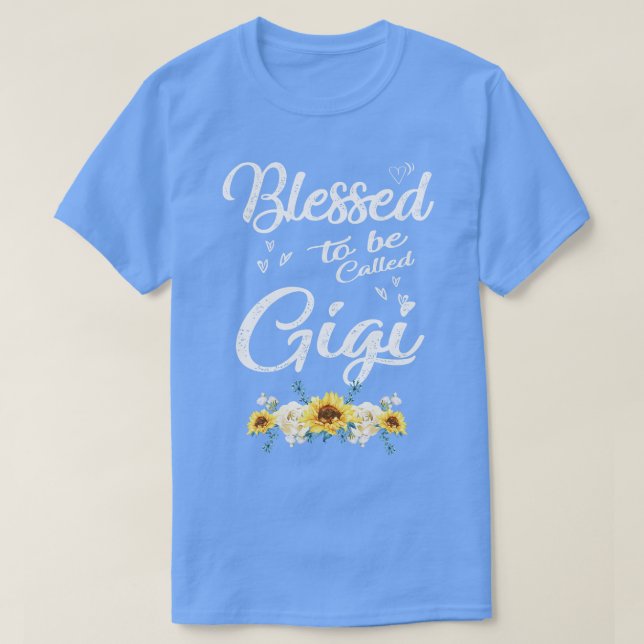 Camiseta Bendito de ser llamado gigi (Diseño del anverso)