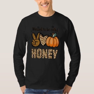 Camiseta Bendito De Ser Llamado Honey Leopard Pumpkin Chris