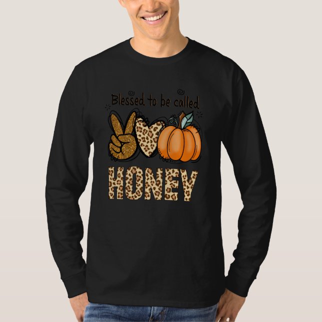 Camiseta Bendito De Ser Llamado Honey Leopard Pumpkin Chris (Anverso)
