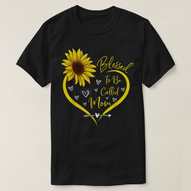 Camiseta Bendito De Ser Llamado Mamá Día de la Madre Cute S (Diseño del anverso)