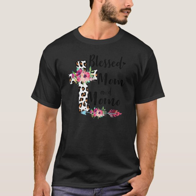 Camiseta Bendito De Ser Llamado Mamá Y Momo Funny Momo (Anverso)