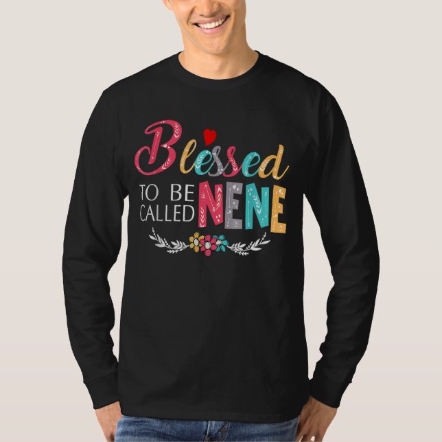 Camiseta Bendito De Ser Llamado Mamá Y Nene Funny Nene (Anverso)