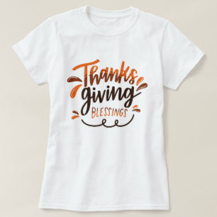 Camiseta Bendito Día de Acción de Gracias - Regalo del Día 