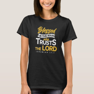 Camiseta Bendito Es El Hombre La Biblia Verse La Oración De