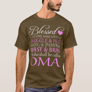 Camiseta Bendito es el que ama a acurrucarse y abrazar el S