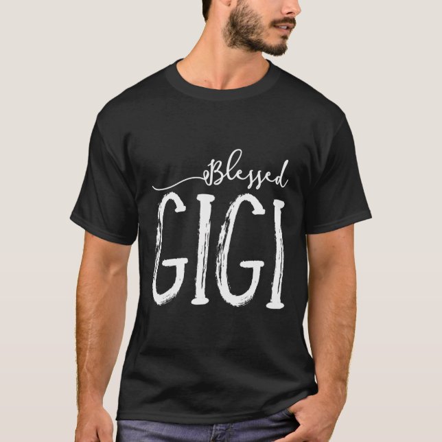 Camiseta Bendito Gigi Shirt Por Regalos De Abuela Para Chri (Anverso)