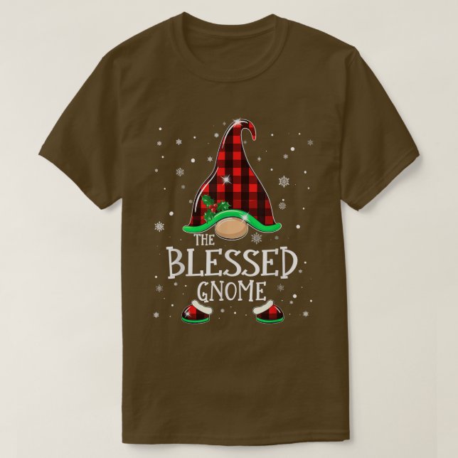 Camiseta Bendito Gnome Búfalo Tapado Coincidiendo con el Cr (Diseño del anverso)