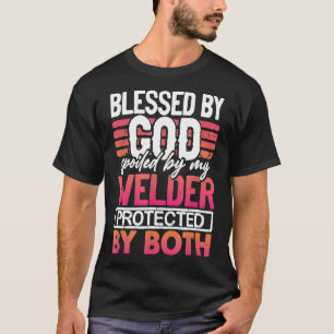 Camiseta Bendito Por Dios Que Mi Soldado Protegido Por B
