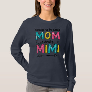 Camiseta Bendito por ser llamado Día de la Madre Mamá y Mim