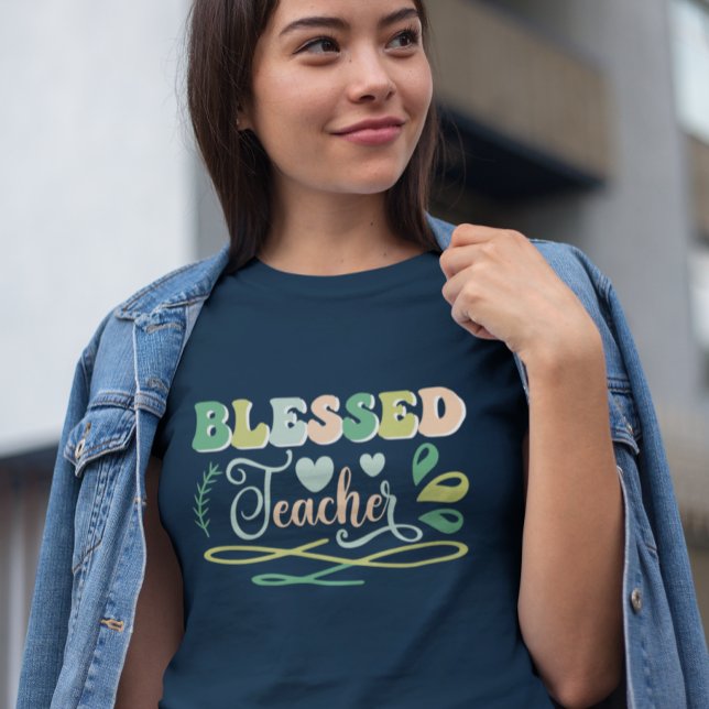 Camiseta Bendito profesor de vuelta al diseño escolar (Subido por el creador)