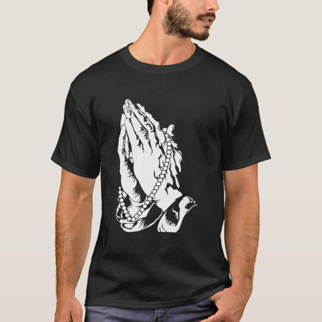 Camiseta Bendito regalo católico cristiano para rezar (Anverso)