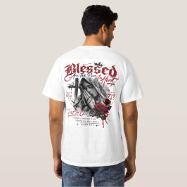 Camiseta Bendito Reza Por Mí Gráfico De Fe Cristiana