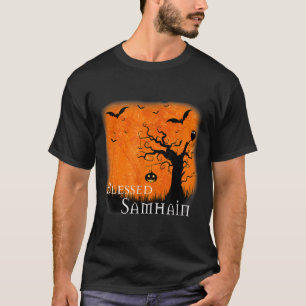 Camiseta Bendito Samhain Testigo de Halloween Céltico Cillo