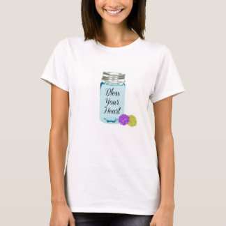 Camiseta Bendito sea tu corazón Mason Jar Tee