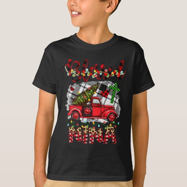 Camiseta Bendito Ser Llamado Camión Rojo Navidades Nini (Anverso)