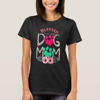 Camiseta Bendito ser llamado Día de la Madre Floral de Perr