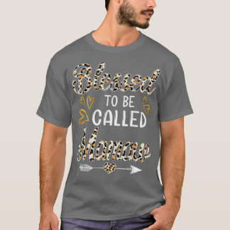 Camiseta Bendito Ser Llamado Mamaw Leopard Funny Mot