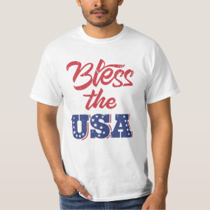 Camiseta Benditos Sean Los Camisas Estadounidenses, Sudader