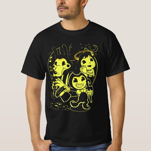 Camiseta Bendy Boris y Alice Angel (Anverso)