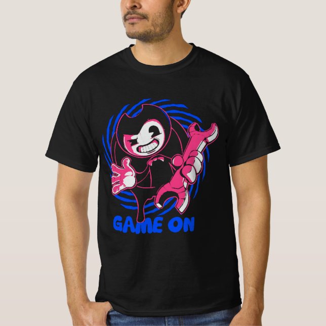CAMISETA BENDY GAME ON (Anverso)
