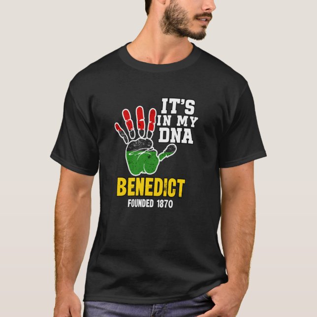 Camiseta Benedict, BC, Diseño de recuerdo HBC (Anverso)