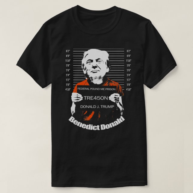 Camiseta Benedict Donald TRE45ON Trump Naranja Salta Suit B (Diseño del anverso)