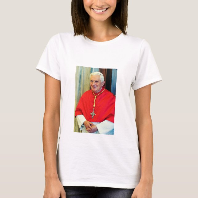 Camiseta Benedicto del Papa alemán (Anverso)