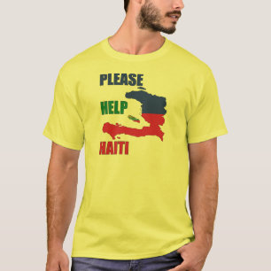 Camiseta Beneficio - Por favor, ayuda a Haití
