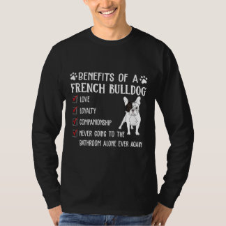 Camiseta Beneficios De Una Tela De Bulldog Francesa Propia 