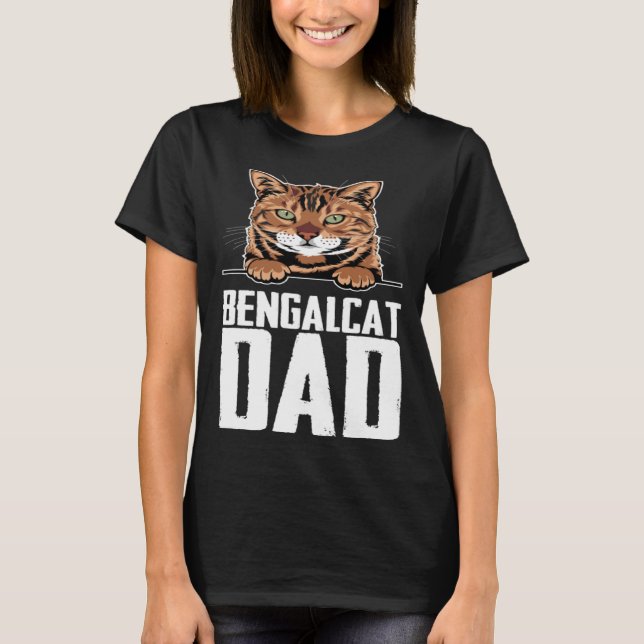 Camiseta Bengal  Bengal cats  Bengal mom  3 (Anverso)