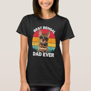 Camiseta Bengal Dad Vintage Bengal Cat Dueño Kitty Kitten