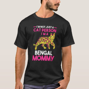Camiseta Bengal mami propietario del gato