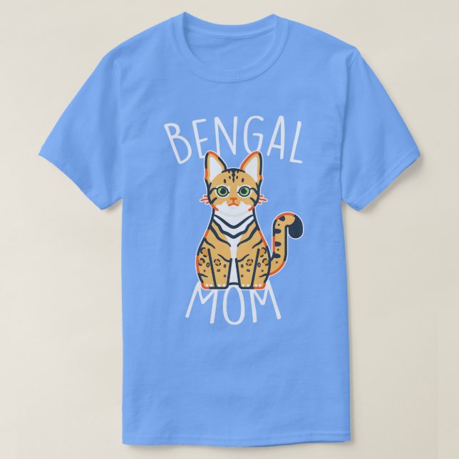 Camiseta Bengala Cat Mom (Diseño del anverso)