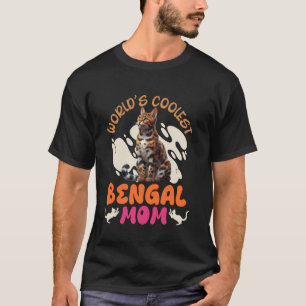 Camiseta Bengala Cat WORLD, LA MADRE MAMÁ MUNDIAL MÁS COLOR